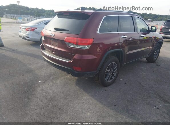 1C4RJFBGXKC772797 2019 JEEP GRAND CHEROKEE Красный Задняя правая четверть