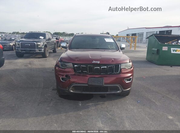 1C4RJFBGXKC772797 2019 JEEP GRAND CHEROKEE Красный Вид щитка приборов