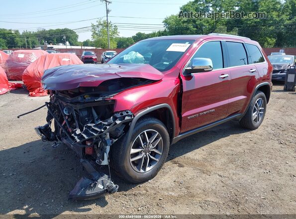 1C4RJFBGXMC566253 2021 JEEP GRAND CHEROKEE Red Przód lewy