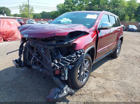 1C4RJFBGXMC566253 2021 JEEP GRAND CHEROKEE Red Widok z przodu