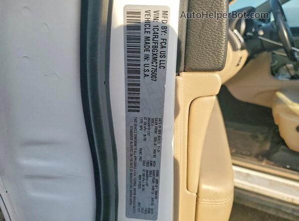 1C4RJFBGXMC775007 2021 JEEP GRAND Белый 