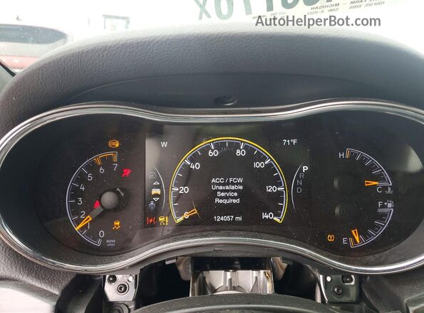 1C4RJFBT9KC694705 2019 JEEP GRAND Maroon Вид щитка приладів