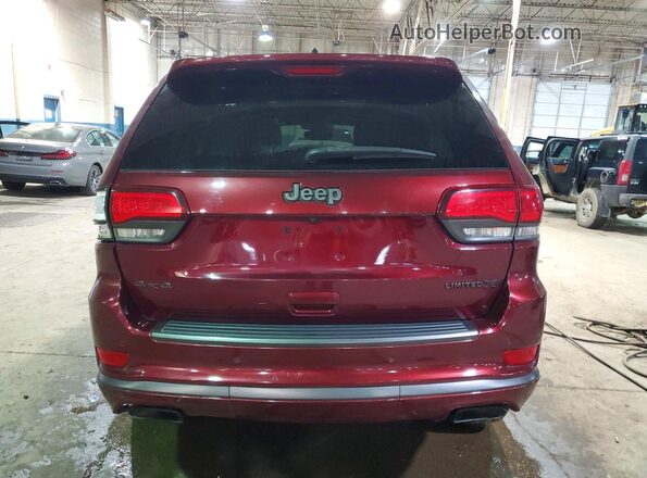 1C4RJFBT9KC694705 2019 JEEP GRAND Maroon Вид ззаду