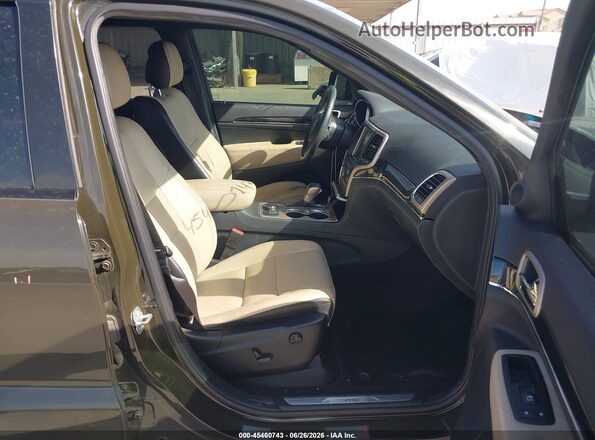 1C4RJFBTXGC457146 2016 JEEP GRAND CHEROKEE Green Widok wnętrza z przodu
