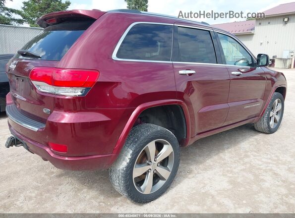 1C4RJFCG0GC313106 2016 JEEP GRAND CHEROKEE Бордовый Задняя правая четверть