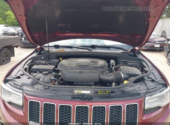 1C4RJFCG0GC313106 2016 JEEP GRAND CHEROKEE Бордовый Вид сзади