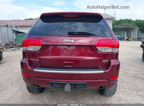1C4RJFCG0GC313106 2016 JEEP GRAND CHEROKEE Бордовый 
