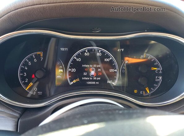 1C4RJFCG0HC633222 2017 JEEP GRAND Белый Вид щитка приборов