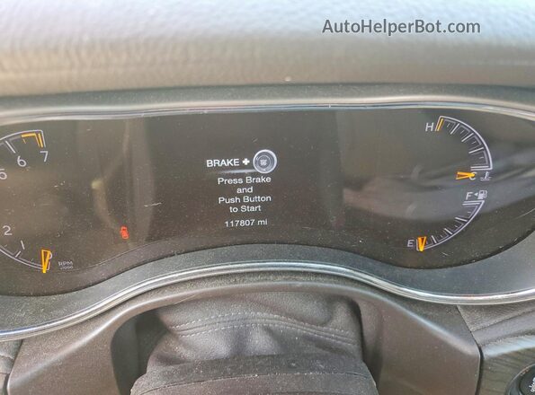 1C4RJFCG0HC843321 2017 JEEP GRAND Gray Вид щитка приладів