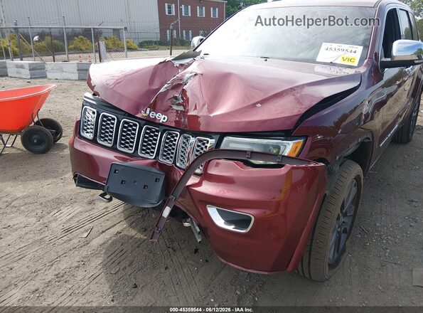 1C4RJFCG0HC855792 2017 JEEP GRAND CHEROKEE Maroon Widok z przodu