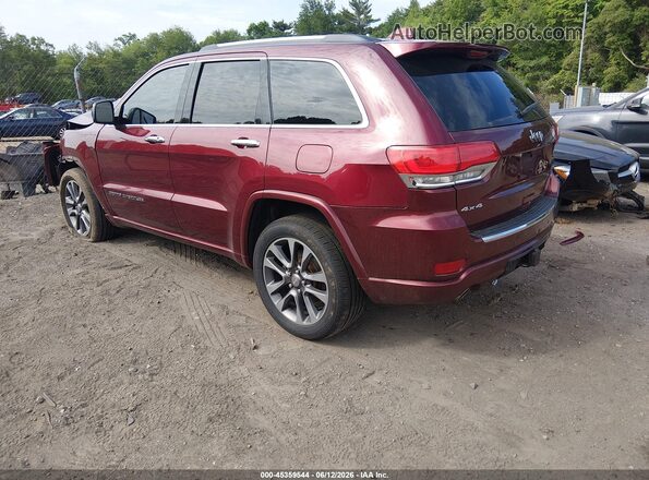 1C4RJFCG0HC855792 2017 JEEP GRAND CHEROKEE Maroon Tył lewy