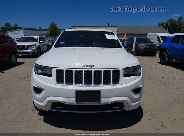 1C4RJFCG1GC491445 2016 JEEP GRAND CHEROKEE White Вид панелі приладів