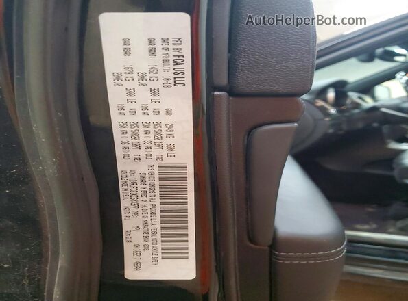 1C4RJFCG1KC603377 2019 JEEP GRAND Black VIN sticker view