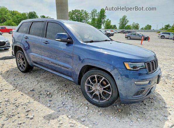 1C4RJFCG1MC594344 2021 JEEP GRAND Синий Передняя правая четверть