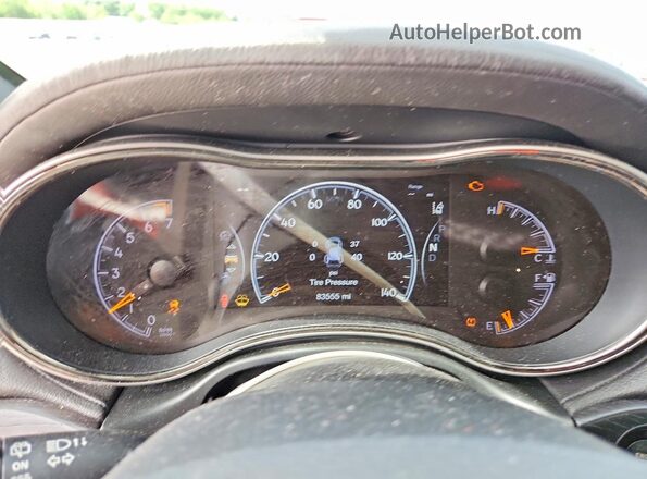 1C4RJFCG1MC594344 2021 JEEP GRAND Синий Вид щитка приборов