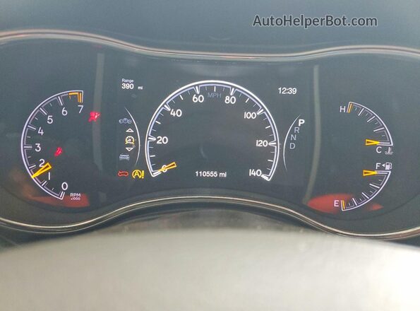 1C4RJFCG3LC331187 2020 JEEP GRAND Blue Вид щитка приладів