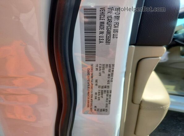 1C4RJFCG4MC550581 2021 JEEP GRAND White Вид наклейки з VIN-кодом