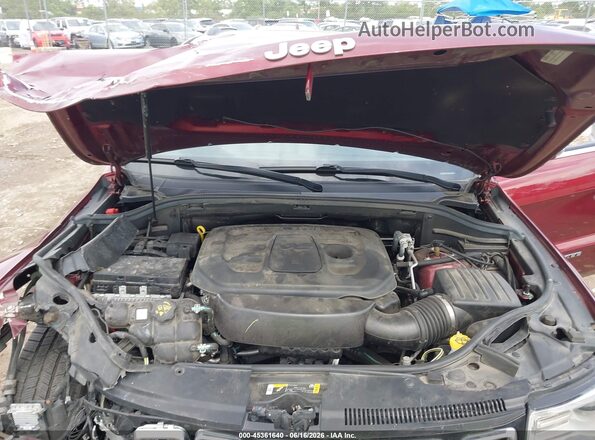 1C4RJFCG5MC727901 2021 JEEP GRAND CHEROKEE Maroon Vista trasera