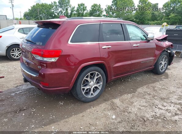 1C4RJFCG5MC727901 2021 JEEP GRAND CHEROKEE Maroon Trasero derecho