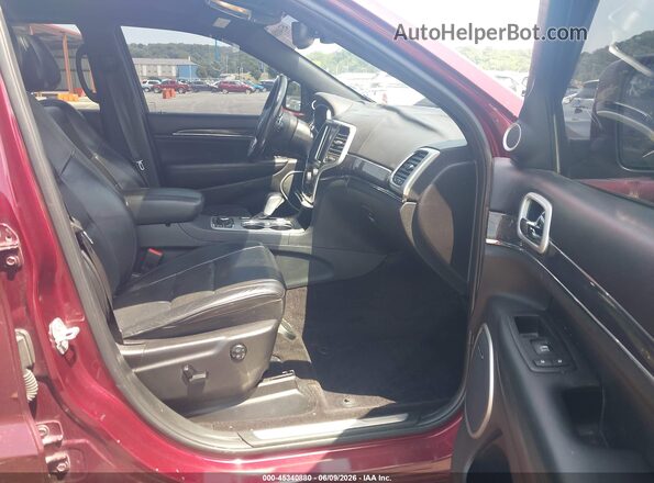 1C4RJFCG6GC496866 2016 JEEP GRAND CHEROKEE Maroon წინა სალონის ხედი