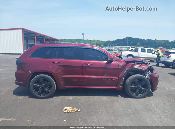 1C4RJFCG6GC496866 2016 JEEP GRAND CHEROKEE Maroon უკანა სალონის ხედი