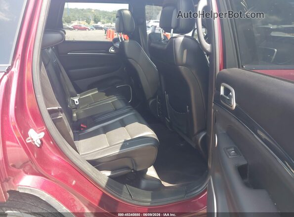 1C4RJFCG6GC496866 2016 JEEP GRAND CHEROKEE Maroon VIN კოდის სტიკერის ხედი