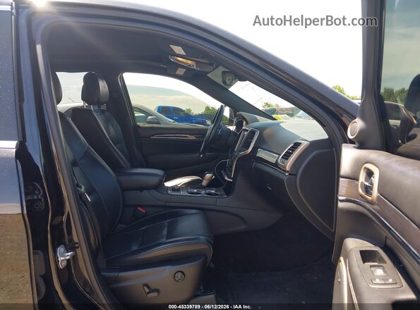1C4RJFCG6HC635749 2017 JEEP GRAND CHEROKEE Black Widok wnętrza z przodu