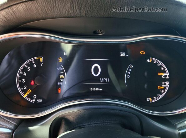 1C4RJFCG8GC349030 2016 JEEP GRAND Черный Вид щитка приборов