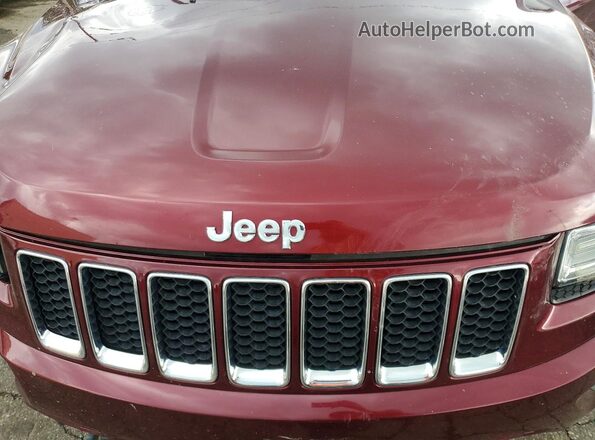 1C4RJFCG8GC492169 2016 JEEP GRAND Burgundy Vista del compartimento del motor
