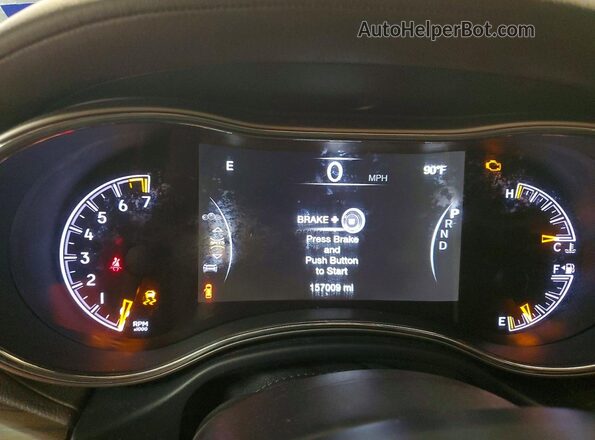1C4RJFCG8HC694205 2017 JEEP GRAND Black Vista del cuadro de instrumentos