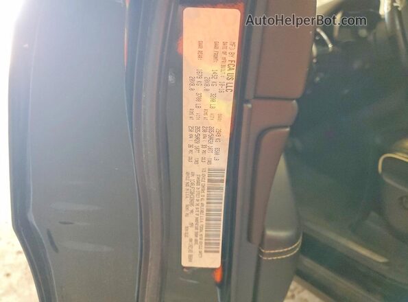 1C4RJFCG8HC694205 2017 JEEP GRAND Black Vista de la etiqueta del VIN