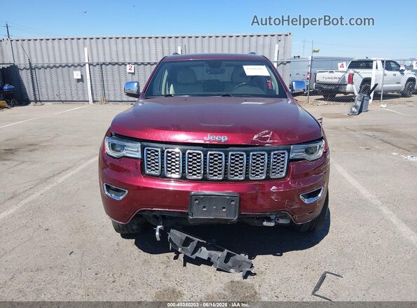 1C4RJFCG9HC676697 2017 JEEP GRAND CHEROKEE Red Front view