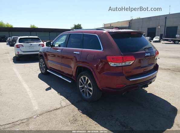 1C4RJFCG9HC676697 2017 JEEP GRAND CHEROKEE Red Rear left