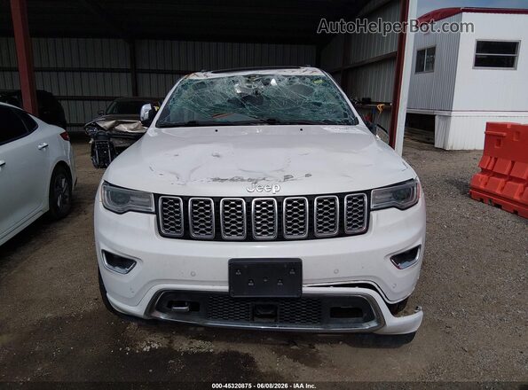 1C4RJFCG9JC459334 2018 JEEP GRAND CHEROKEE White Widok zestawu wskaźników