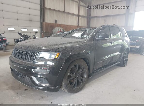 1C4RJFCT0JC405398 2018 JEEP GRAND CHEROKEE Черный Передняя левая четверть