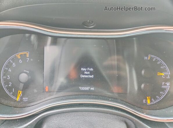 1C4RJFCT2GC306266 2016 JEEP GRAND Charcoal Вид щитка приладів