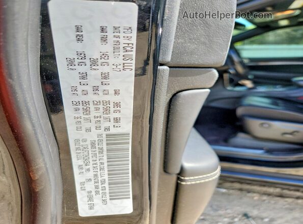 1C4RJFCT2HC843544 2017 JEEP GRAND Black Vista de la etiqueta del VIN