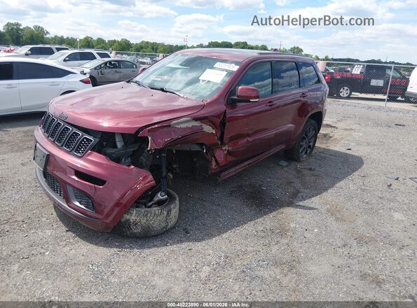 1C4RJFCT5MC506005 2021 JEEP GRAND CHEROKEE Maroon Առջևի ձախ երեք քառորդ տեսարան