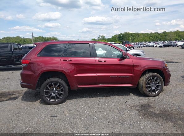 1C4RJFCT5MC506005 2021 JEEP GRAND CHEROKEE Maroon Սալոնի հետևի տեսք