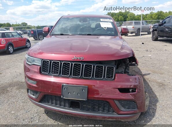 1C4RJFCT5MC506005 2021 JEEP GRAND CHEROKEE Maroon Սարքավորումների վահանակի տեսք