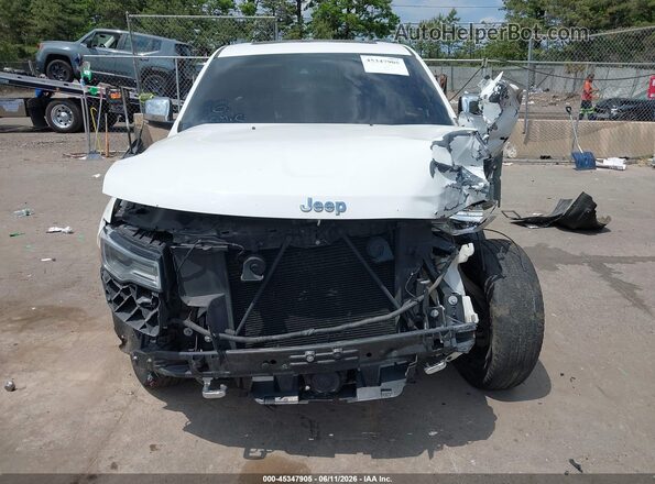 1C4RJFCT6MC507289 2021 JEEP GRAND CHEROKEE White წინა პანელის ხედი