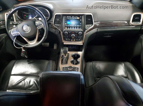 1C4RJFCTXHC749508 2017 JEEP GRAND Gray Dashboard view