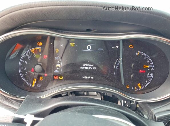 1C4RJFCTXJC256837 2018 JEEP GRAND White Вид щитка приладів