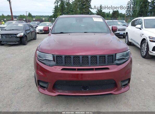 1C4RJFDJ7HC625094 2017 JEEP GRAND CHEROKEE Maroon ხელსაწყოთა პანელის ხედი
