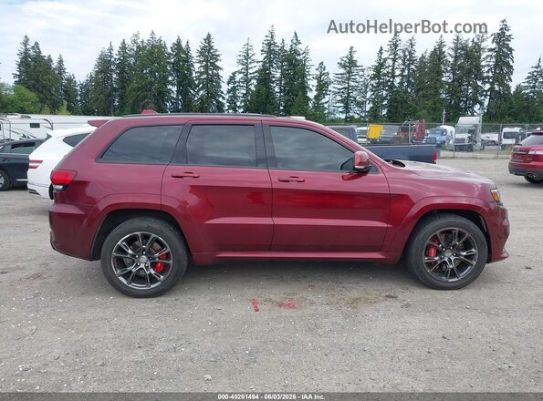 1C4RJFDJ7HC625094 2017 JEEP GRAND CHEROKEE Maroon უკანა სალონის ხედი