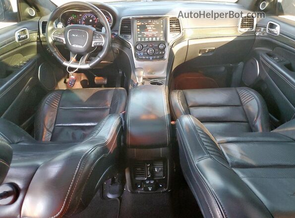 1C4RJFDJ8HC654247 2017 JEEP GRAND Black Widok deski rozdzielczej