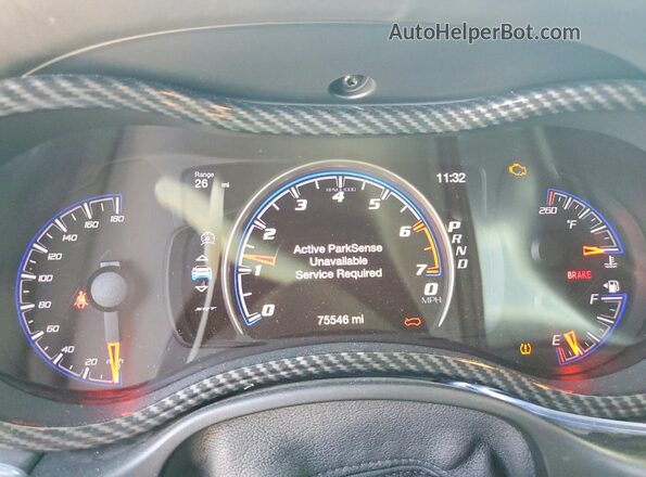 1C4RJFDJ8JC438761 2018 JEEP GRAND Black Instrument cluster view