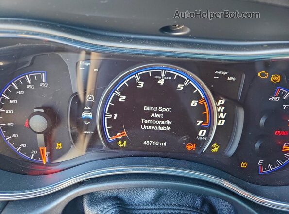 1C4RJFDJ9KC557761 2019 JEEP GRAND Black Widok zestawu wskaźników