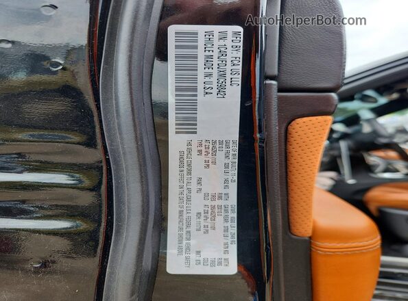 1C4RJFDJXMC598421 2021 JEEP GRAND Black VIN կոդի պիտակի տեսք