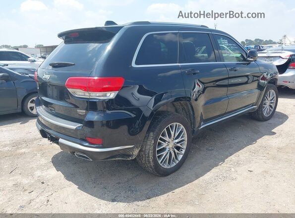 1C4RJFJG1HC772651 2017 JEEP GRAND CHEROKEE Черный Задняя правая четверть